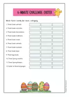 Vista previa - Juegos / Gamificación - Easter: 5-Minute Challenge (Inglés) - página 2