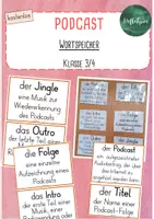 Vorschau - Poster - Podcast - Wortspeicher - Deckblatt