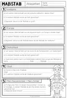 Vorschau - Arbeitsblätter - GRÖßEN UND MAßEINHEITEN - Maßstab (Arbeitsblatt) - Seite 1