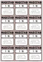 Vorschau - Spiele - Maßstab berechnen – Plan und Wirklichkeit | Aufgabenkarten mit Selbstkontrolle 5.–6. Klasse - Seite 2