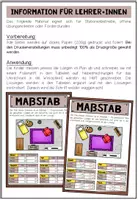 Vorschau - Arbeitsblätter - GRÖßEN UND MAßEINHEITEN - Maßstab (Übungsblatt) - Seite 1