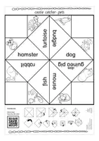 Vista previa - Juegos / Gamificación - PETS (animals) cootie catcher English game / juego Inglés para la primaria - página 3