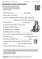 Vorschau - Arbeitsblätter - Lernposter + Arbeitsblatt "Albrecht Dürer" + Onlineübung & MP3 + Mindmap + Infografik - Seite 1