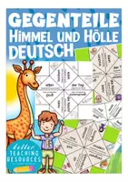 Vista previa - Unidades / Secuencias / Situaciones de Aprendizaje - Gegenteile Deutsch / Alemán paquete de materiales Bundle - página 1