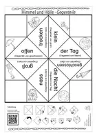 Vista previa - Juegos / Gamificación - Gegenteile Himmel und Hölle Spiel Deutsch / juego Alemán - página 3