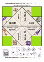 Vista previa - Unidades / Secuencias / Situaciones de Aprendizaje - OPUESTOS paquete de materiales Español primaria E.L.E - página 3