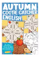 Vorschau - Spiele - autumn / fall (Herbst) cootie catcher English game / Spiel für den Englischunterricht Grundschule - Deckblatt
