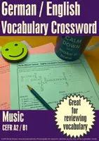 Vorschau - Spiele - Music Crossword Deutsch Englisch - Deckblatt