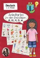 Vorschau - Fördermaterial/Inklusion - Anlautkarten zu den Buchstaben R, Ei, H, D & W | Deutsch Klasse 1-2 - Deckblatt