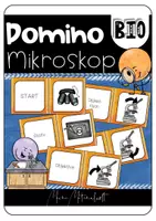 Vorschau - Spiele - Domino zu den Bestandteilen des Mikroskops - Deckblatt