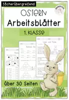 Vorschau - Arbeitsblätter - Arbeitsblätter Mix: Ostern (1. Klasse) - Deckblatt