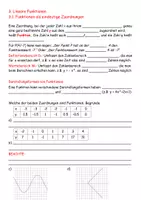 Vorschau - Arbeitsblätter - Tafelbilder LB Funktionsbegriff/Lineare Funktionen JGST 8 - Deckblatt