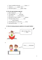 Vorschau - Arbeitsblätter - Possessive Adjectives - Arbeitsblatt mit Erklärung & Übungen - A1 - Seite 3