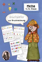 Vorschau - Arbeitsblätter - Arbeitsblätter zur Bruchrechnung ( 5. - 6. Klasse) - Deckblatt
