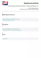 Vorschau - Arbeitsblätter - Present Simple vs Present Continuous - Erklärung & Übungen - A2 - Seite 1