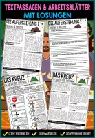 Vorschau - Unterrichtsreihen - Jesus - Passion - Karwoche & Ostern | Infomaterial & Arbeitsblätter + Lösungen - Seite 1