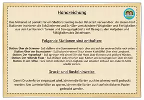 Vorschau - Stationenlernen - Stationskarten Sport: Ostern - Osterhasen-Trainingslager (Klasse 2-4) - Seite 2