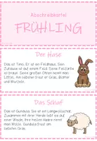 Vorschau - Arbeitsblätter - Abschreibkartei FRÜHLING - Seite 1