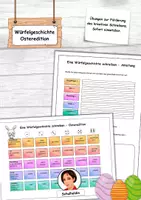 Vorschau - Arbeitsblätter - Würfelgeschichte Osteredition - Deckblatt