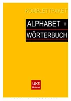 Vorschau - Unterrichtsreihen - Alphabet und Wörterbuch - alphabetische Sortierung und sicheren Umgang mit dem Duden-Wörterbuch erlernen und trainieren - Materialsammlung - Deckblatt