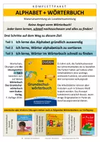 Vorschau - Unterrichtsreihen - Alphabet und Wörterbuch - alphabetische Sortierung und sicheren Umgang mit dem Duden-Wörterbuch erlernen und trainieren - Materialsammlung - Seite 1