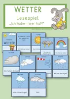 Vorschau - Fördermaterial/Inklusion - Wetter - Ich habe, wer hat? für die GS 1 - Deckblatt