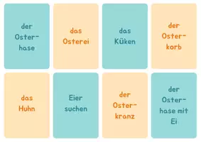 Vorschau - Spiele - Ostern Memoria Spiel - Seite 1
