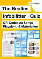 Vorschau - Arbeitsblätter - Musik 🎶 The Beatles Infoblatt Quiz analog & digital Musik Sekundarstufe Musik Grundschule - Deckblatt