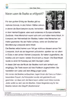 Vorschau - Arbeitsblätter - Musik 🎶 The Beatles Infoblatt Quiz analog & digital Musik Sekundarstufe Musik Grundschule - Seite 2