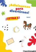 Vorschau - Spiele - ¡Adivinanzas con la Letra C! - Rätsel Buchstabe C! - Deckblatt