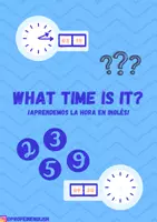 Vorschau - Stationenlernen - What time is it? Die Zeit im Englischen - Deckblatt