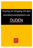 Vorschau - Unterrichtsreihen - Sicheren Umgang mit dem Duden-Wörterbuch trainieren - Deckblatt
