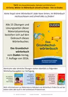 Vorschau - Unterrichtsreihen - Sicheren Umgang mit dem Duden-Wörterbuch trainieren - Seite 1