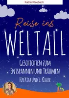 Vorschau - Stationenlernen - Reise ins Weltall-Geschichten zum Entspannen und Träumen - Deckblatt