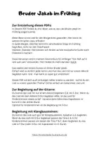Vorschau - Text - {Bruder Jakob im Frühling} - Seite 1