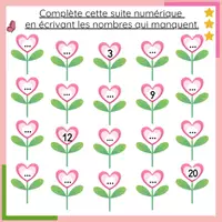 Aperçu - Feuilles d'exercices - Les suites numériques du printemps' - Page 3