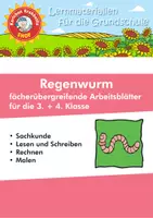 Vorschau - Arbeitsblätter - Regenwurm - fächerübergreifende Arbeitsblätter - Karlchen Krabbelfix - Deckblatt