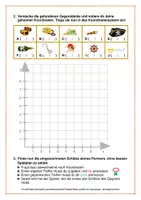 Vorschau - Arbeitsblätter - Das einfache Koordinatensystem - Materialpaket (Einführung + Übung) - Seite 3