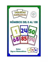 Vista previa - Manualidades / Dibujos para colorear - TARJETAS ILUSTRATIVAS NUMEROS 1 A 100 FLASH CARDS - Portada