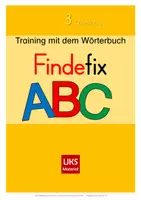 Vorschau - Unterrichtsreihen - Sicheren Umgang mit dem Findefix-Wörterbuch trainieren - Deckblatt