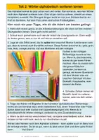 Vorschau - Unterrichtsreihen - Wörter mit System alphabetisch sortieren lernen als sinnvolles Konzentrations- und Rechtschreibtraining - Seite 2