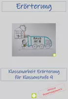 Vorschau - Test - Erörterung - Klassenarbeit - Deckblatt