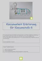 Vorschau - Test - Erörterung - Klassenarbeit - Seite 1