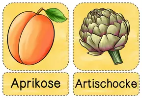 Vorschau - Arbeitsblätter - Obst und Gemüse Arbeitsblätter und Tafelmaterial - Seite 2