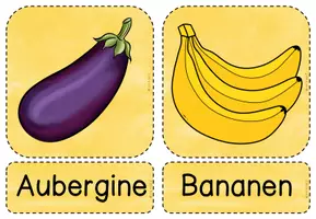 Vorschau - Arbeitsblätter - Obst und Gemüse Arbeitsblätter und Tafelmaterial - Seite 3