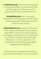 Aperçu - Texte - Mendelian rules- genetics - Page 1