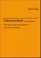 Vorschau - Arbeitsblätter - Literaturtest zu "Die neuen Leiden des jungen W." von Ulrich Plenzdorf - Deckblatt
