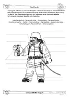 Vorschau - Arbeitsblätter - Beruf: Feuerwehrmann - fächerübergreifende Arbeitsblätter - Krabbelfix - Seite 1
