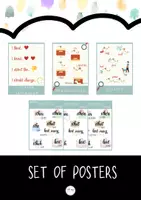 Vorschau - Poster - POSTERS - Set of Language Posters for the classroom - Deckblatt