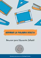 Vorschau - Spiele - Adivinar la palabra oculta - Errate das versteckte Wort - Deckblatt